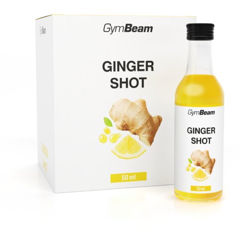 GymBeam ginger shot 9 x 50 ml bez ukusa Slike