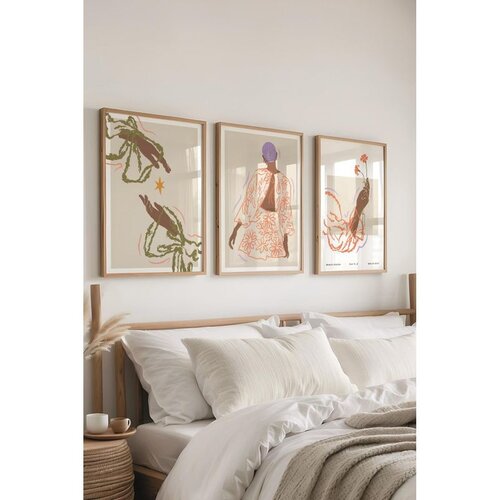WALLXPERT &Ccedil;-300582 - 5070 Vi&scaron;enamenski set dekorativnog slikanja (3 komada) Cene