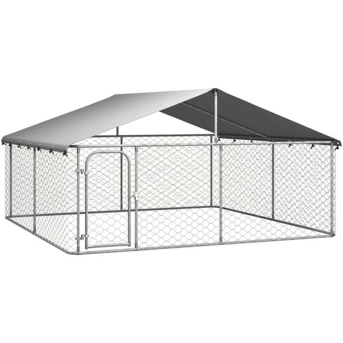  Vanjski kavez za pse s krovom 300 x 300 x 150 cm Cijene