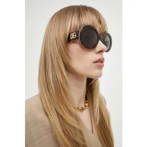 Dolce & Gabbana Sunčane naočale za žene, boja: smeđa, 0DG4448