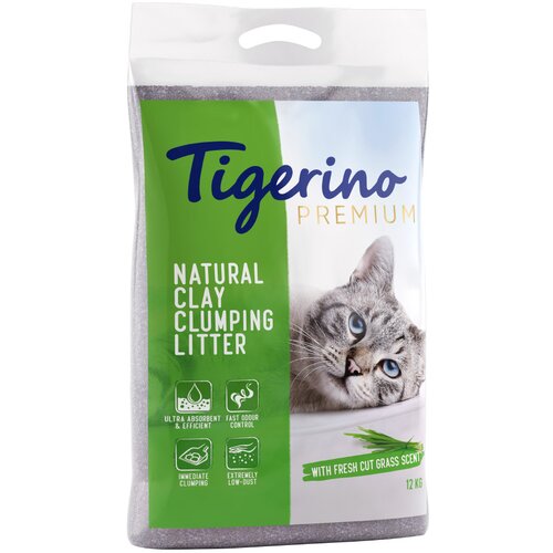 Tigerino Special Edition / Premium pijesak za mačke - Fresh Cut Grass - 12 kg Slike