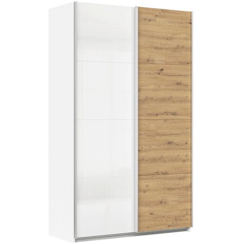 Modern Living Omara Z Drsnimi Vrati Feldkirch, Bela, Barva Hrasta Cene