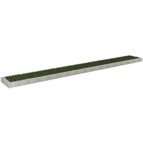 vidaXL Gabionska povišena gredica od pocinčanog čelika 800x100x20 cm Cijene