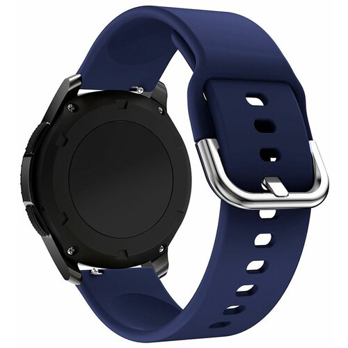  narukvica za pametni sat silicone solid 22mm/ tamno plava Cene