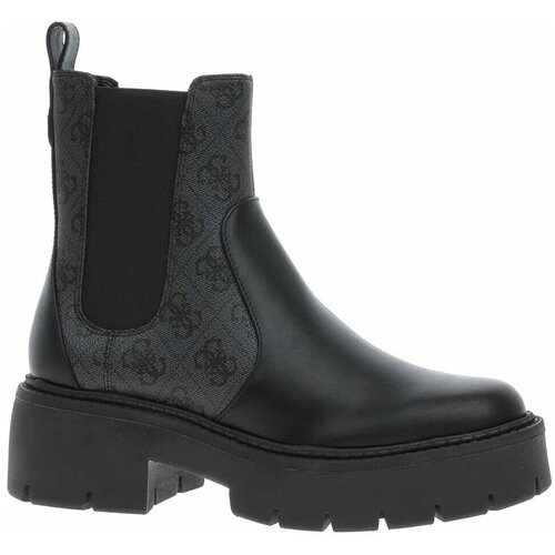 Guess Gležnjarji FLTSHUELE10BLKCO Črna Slike