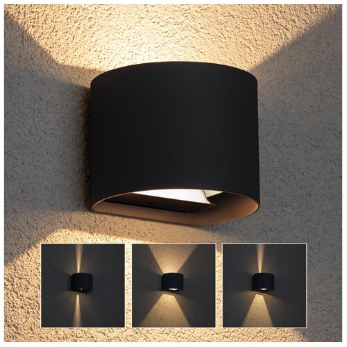  Brilagi - LED spolja&scaron;nje zidno svetlo RONDO LED/6W/230V antracitno IP54 Cene