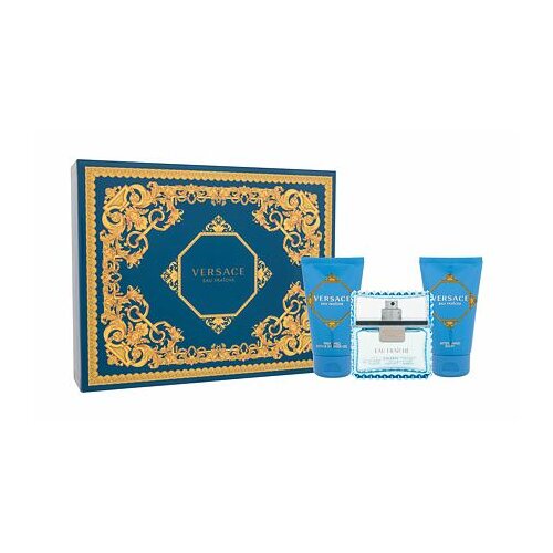 Versace man eau fraiche darovni set toaletna voda 50 ml + gel za tuširanje 50 ml + balzam poslije brijanja 50 ml za muškarce Cijene