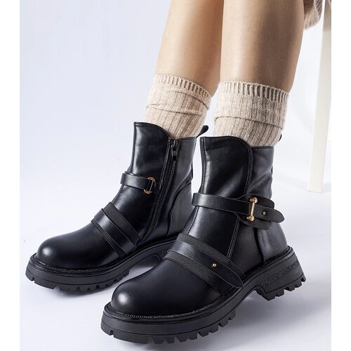 Gemre Black insulated ankle boots Laderoute Cijene
