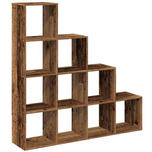 vidaXL Sobna pregrada/regal za knjige 4 razina 131,5x29x131,5cm drveni Cene