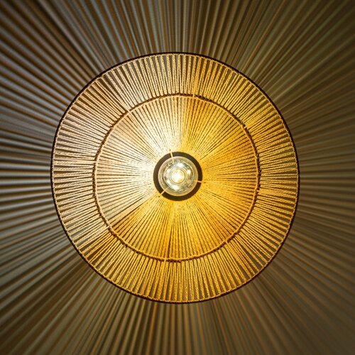  Brilagi - LED plafonski luster CERIA BOHO 1xE27/40W/230V prečnika 50 cm braon Slike