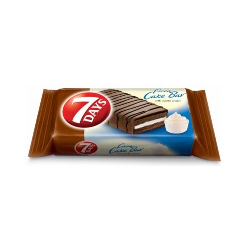 7 Days cake bar cocoa vanila 32g Slike