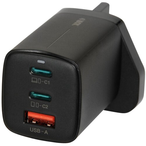 IBox C-65 Black, GaN 65W universal charger UK plug Slike