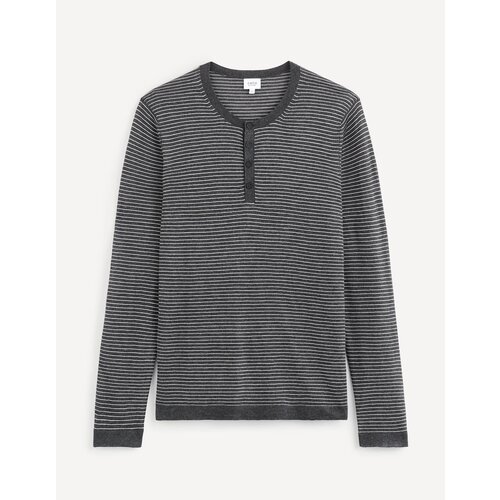 Celio Striped Sweater Bestripe - Men Slike