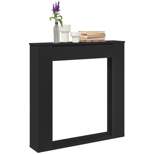 vidaXL Okvir za kamin crni 100x20x100 cm od konstruiranog drva Cene