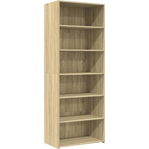 Maison Chic Visoka omara - Komoda - Predalnik sonoma hrast 70x41x185 cm inženirski les, (21721725) Slike