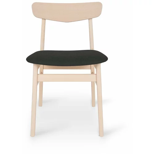 Hammel Furniture Crna/natur blagovaonska stolica od bukovog drveta Mosbol -