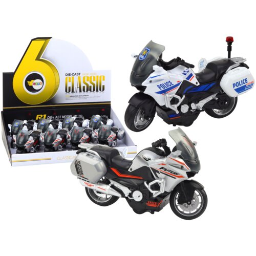 Policijski sportski motocikl s frikcionim pogonom, mjerilo 1:10 - boju biramo nasumično Cijene