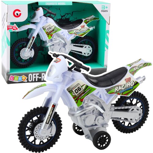  Motocross Off-Road Drive Lights Sounds White Cene