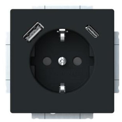 Busch-Jaeger SCHUKO vtičnica USB-A+C 20 EUCB2USBAC-885, (21268802) Cene