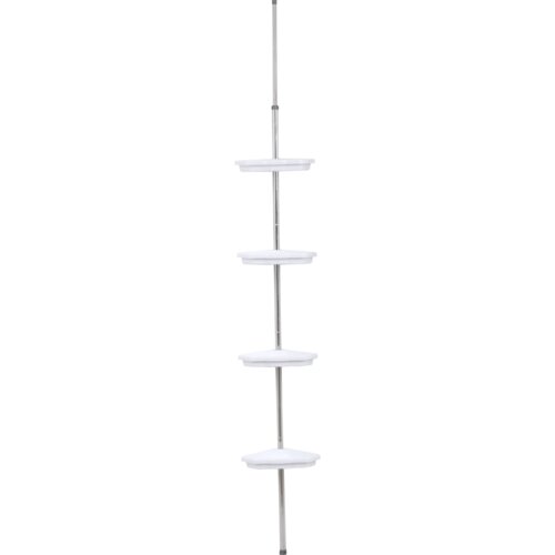 Tendance teleskopska stup za tuš sa 4 košarice 260cm metal, bijela Cene
