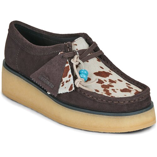 Clarks Originals Čevlji Derby Wallacraft Bey Kostanjeva Slike