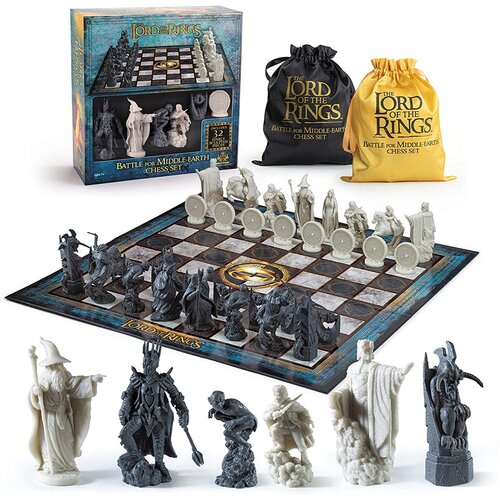 Noble Collection The Lord Of The Rings - Gifts - Battle For Middle-Earth Chess Cene
