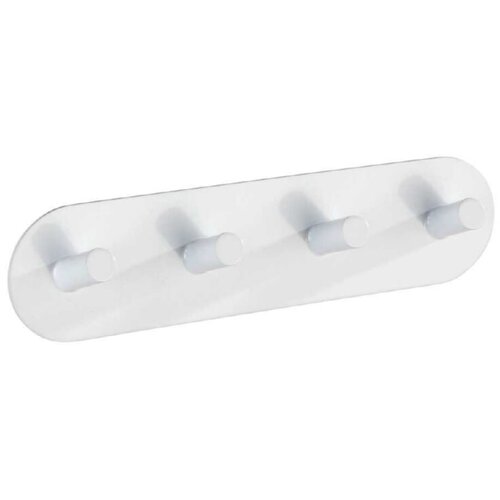 Wenko Letev s kljukicami za obe&amp;scaron;anje Piceno (4 kljukice, nerjaveče jeklo, bela, mat) Slike