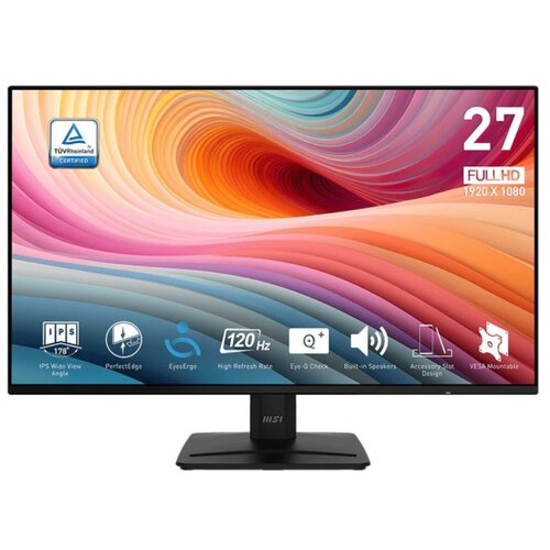 MSI monitor 27 pro MP271A E2 fhd ips 120Hz 1ms hdmi, dp, vga Slike