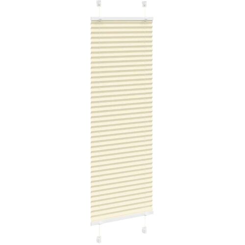VidaXL Plisirana roleta krem 40x100 cm &amp;scaron;irina tkanine 39,4 cm Slike