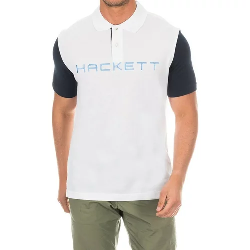 Hackett Polo majice kratki rokavi HMX1008B-WHITE Večbarvna