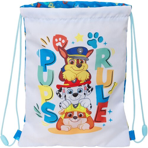  Nahrbtnik s trakovi The Paw Patrol Pups rule Modra 26 x 34 x 1 cm Slike