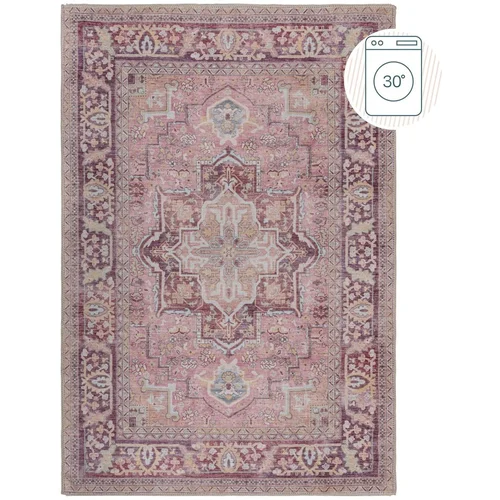 Flair Rugs Svijetlo crveni perivi tepih od mješavine recikliranih vlakana 120x170 cm Windsor –