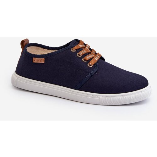 Big Star Men's Memory Foam System Navy Blue Sneakers Cene