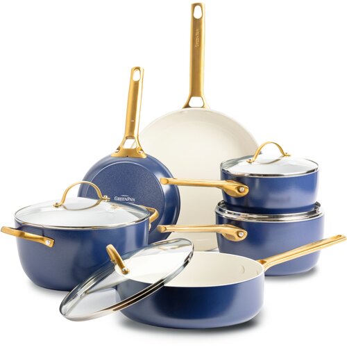 Greenpan Padova Reserve 6-tlg. Topf&Pfannenset blau Cene