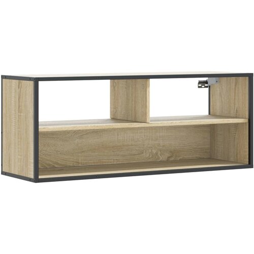 Maison Chic TV omarica - TV stojalo - Televizijska omarica sonoma hrast 100x31x39,5 cm inženirski les in kovina, (21701987) Cene