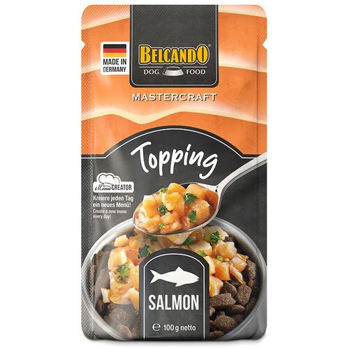 Belcando Vlažna hrana za pse Mastercraft Topping, Losos, 100g Slike