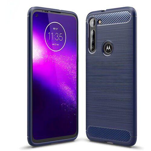  Futrola Carbon Shield TPU za Motorola Moto G8 Power - Plava KP9405 Cene