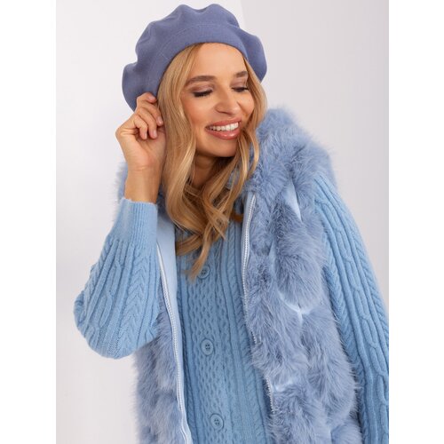 Wool Fashion Italia Cap-AT-CZ-231305.82P-Dark Blue Slike