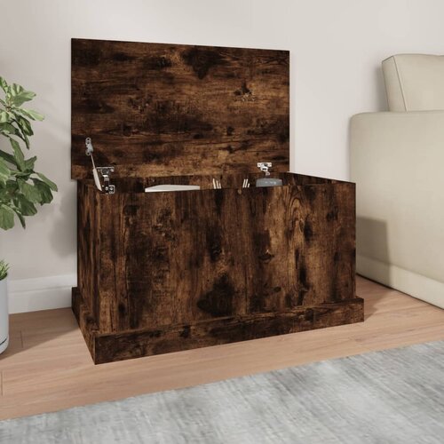 VidaXL Kutija za pohranu boja hrasta 70 x 40 x 38 cm konstruirano drvo Slike