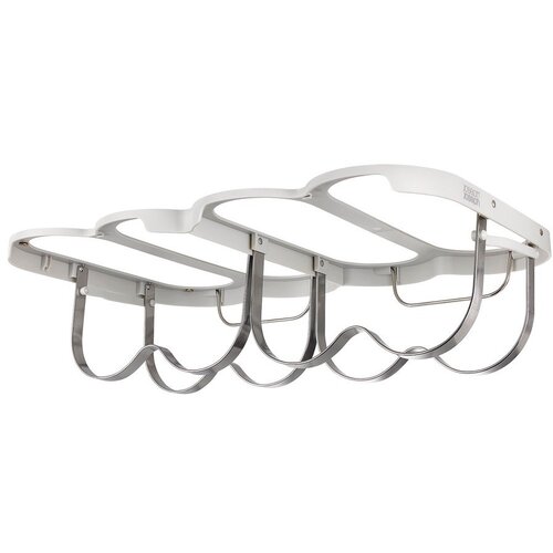 Joseph Joseph Zidni metalni držač za boce vina u srebrnoj boji broj boca 4 kom 38,5x2x25 cm Cradle – Cene