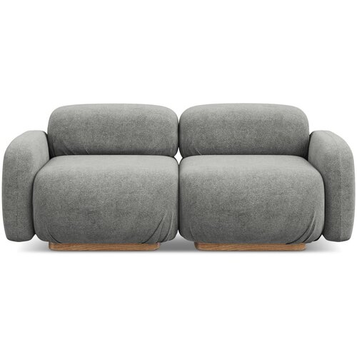 Makamii Siva sofa od bouclé tkanine 190 cm Ailani – Cijene
