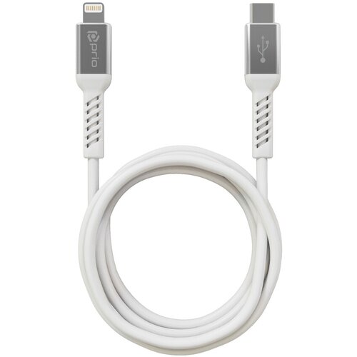 Prio Charge Sync USB C na Lightning kabel MFi certificiran 2 m bijele boje Cene