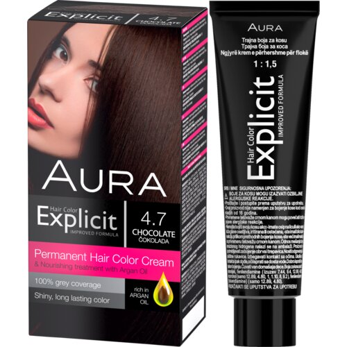 Aura explicit farba za kosu 4.7 čokolada Cene