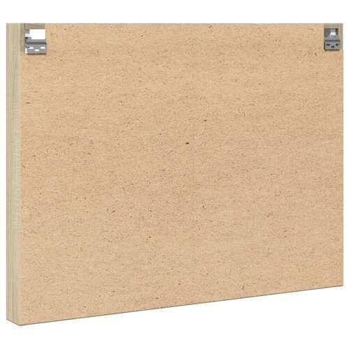  Vitrina boja hrasta sonome 100x8,5x75 cm konstruirano drvo Slike