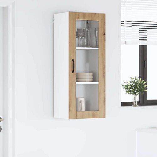 VidaXL zidni kuhinjski ormarić zidne umjetnički hrast 40 x 31 x 100 cm Slike