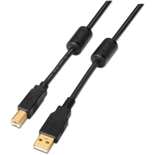 AISENS USB 2.0 visokokakovostni kabel tiskalnika s feritom Type A M-B M Black 2,0M, (21091158) Cene