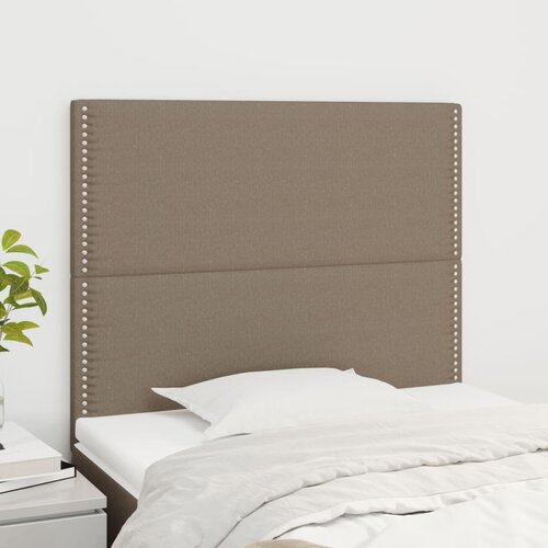  Uzglavlje boje taupe 90x5x118/128 cm tkanina Cene