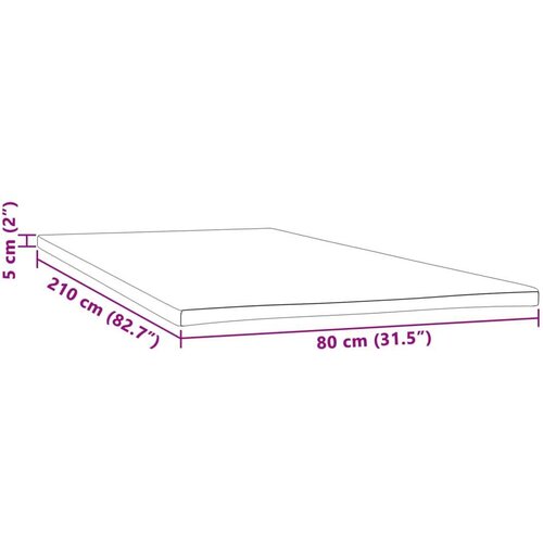 vidaXL Nadmadrac 80 x 210 x 5 cm Cijene