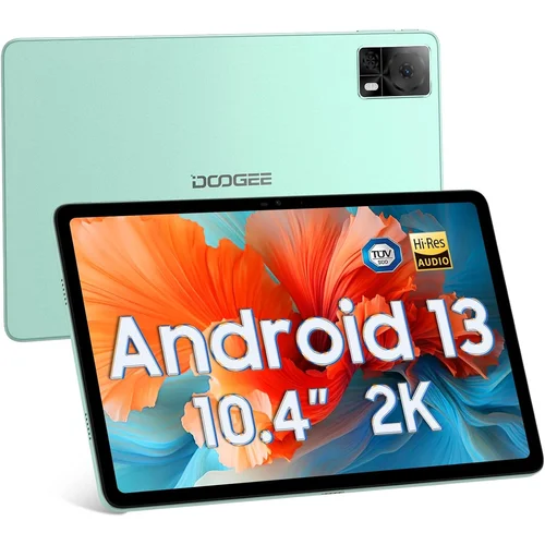 Doogee T20S 15GB(8+7GB)/128GB/TF 1TB, 4G-LTE zelena tablični računalnik, 7500mAh 10.4" Android 13, (21312194)