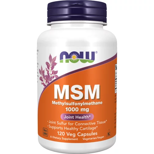 Now Foods MSM kapsule NOW, 1000 mg (120 kapsul)